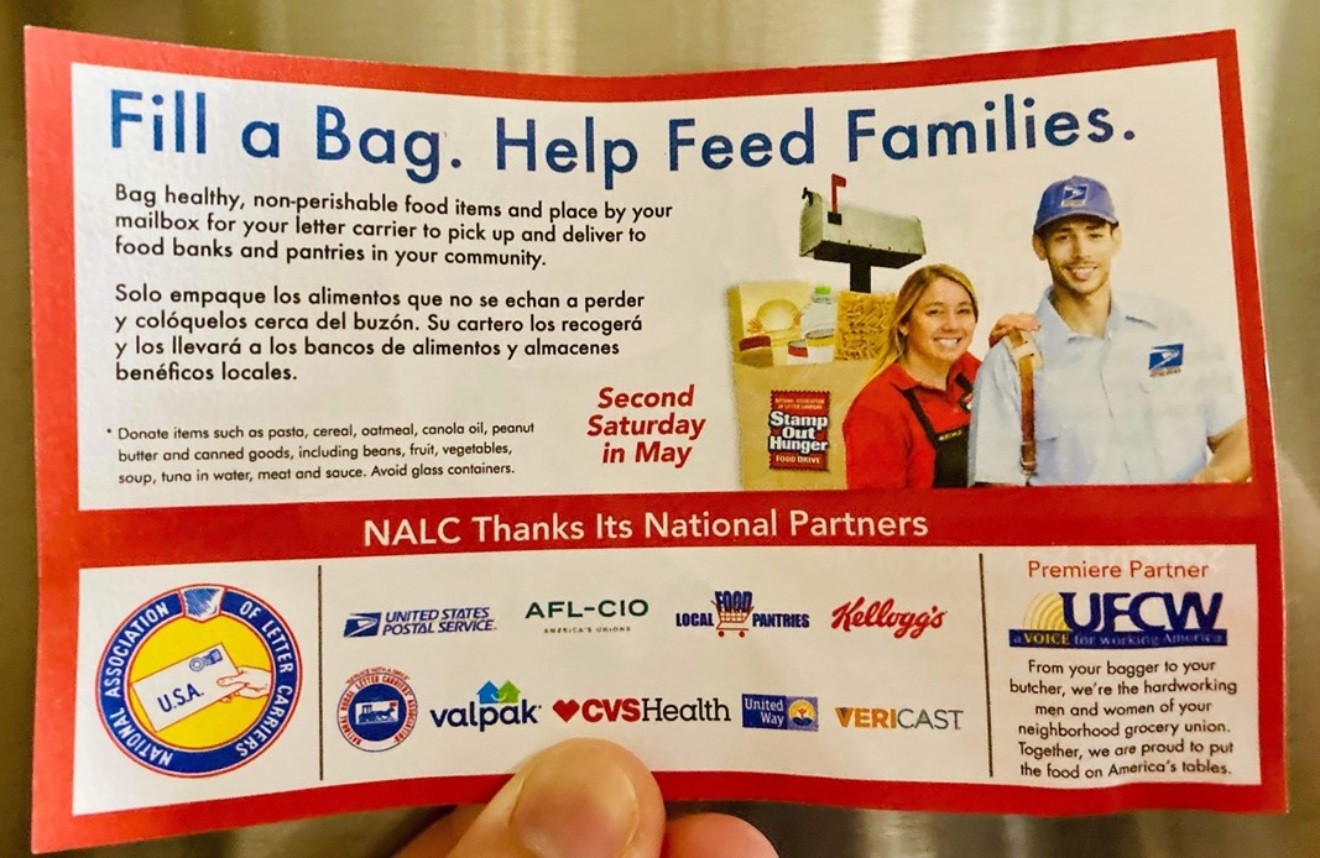 食品ロス減らすフードドライブ 先駆地米国では郵便配達員が一役