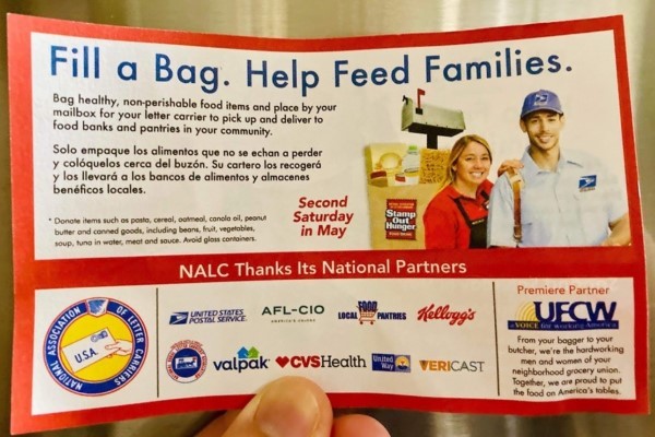 食品ロス減らすフードドライブ　先駆地米国では郵便配達員が一役