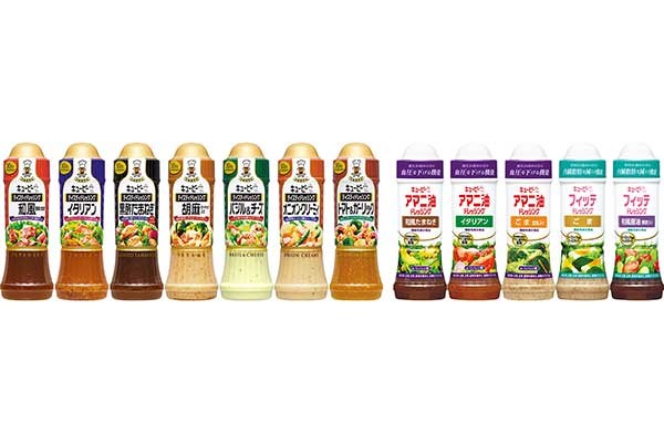 キユーピー、ドレッシングに100％再生プラスチックボトル　調味料では「国内初」