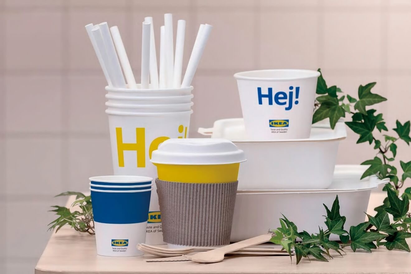 イケア、プラスチックを再生可能・再生利用の素材に カフェのストロー