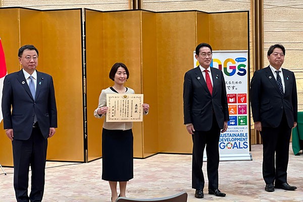 第6回ジャパンSDGsアワード、SDGs推進本部長（内閣総理大臣）賞に国際協力NGOのACE