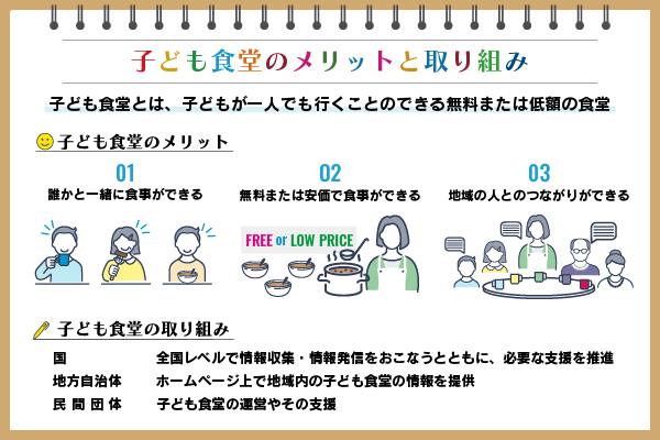 子ども食堂とは？メリットや取り組み事例、課題、必要な解決策を紹介